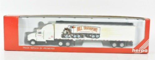 Herpa 6230 1:87 Hill Transport Int Inc. Kenworth T-600 Aero Tractor Trailer
