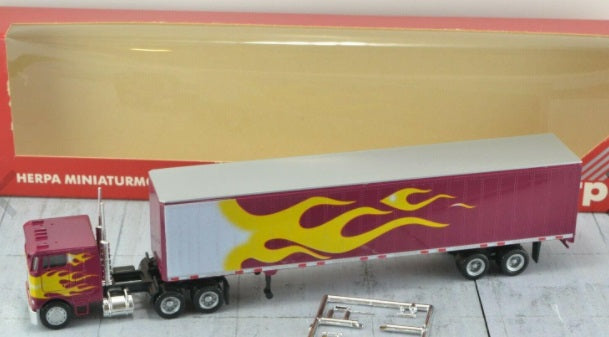Herpa 6303 1:87 Peterbilt 362 COE "Flame
