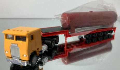 Herpa 6238 1:87 Freightline COE Lowboy Trailer & Amp 5 Axle Drop Tractor Trailer