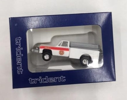 Trident Miniatures 90163 1:87 White Brush Fire Truck
