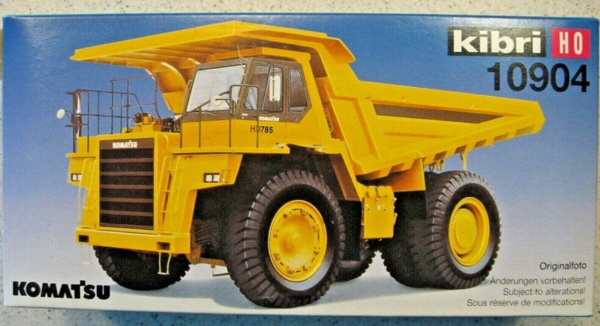 Kibri 10904 1:87 Harley-Davidson 785-3 Dumper Komatsu Kit
