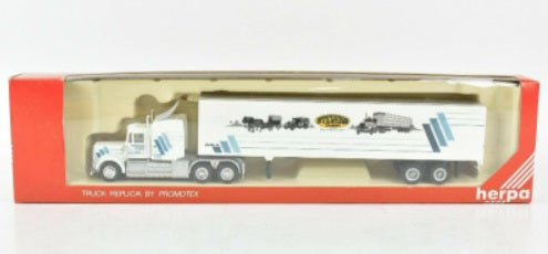 Herpa 6229 1:87 48' Peterbilt Sleeper Stevens Transport Tractor Trailer