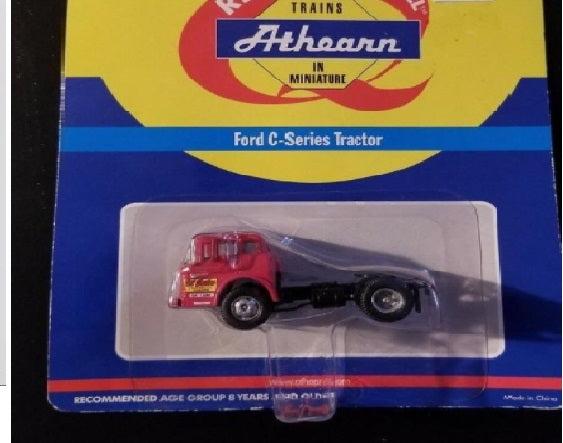 Athearn 02708 HO Red Di Salvo Ford C-Series Tractor Ready To Roll