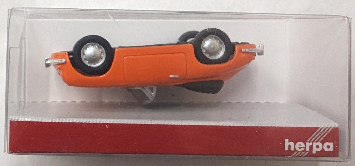 Herpa 22286 1:87 Porsche 356B Orange Cabriolet