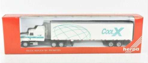 Herpa 6227 HO By Promotex COOLX 45’ Mack Truck & Trailer