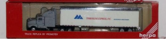 Herpa 6193 HO Timberline ExpresS, Inc. Kenworth Tractor & Trailer 45' Van