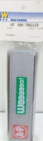 Walthers 933-1668 HO A&P Weeeeo! 40’ Van Trailer Kit