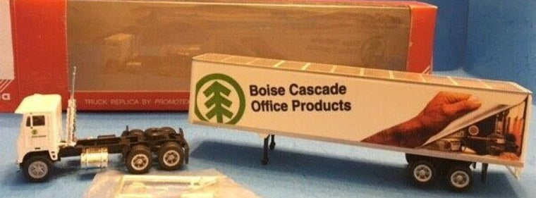 Herpa 6146 HO White Boise Cascade Office Products W/Van