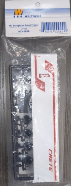 Walthers 1926 1:87 Crete 48’ Stoughton Semi-Trailer