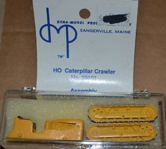 Dyna-Model 20101 1:87 Caterpillar Crawler Construction Vehicle Painted Metal Kit