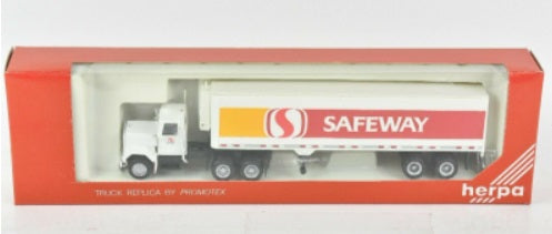 Herpa 6218 HO By Promotex Safeway GMC 40’ Refrigerated Trailer Truck