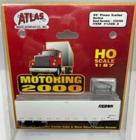Atlas 1206-3 HO 1:87 Redon 45’ Pines Trailer Road # 232459