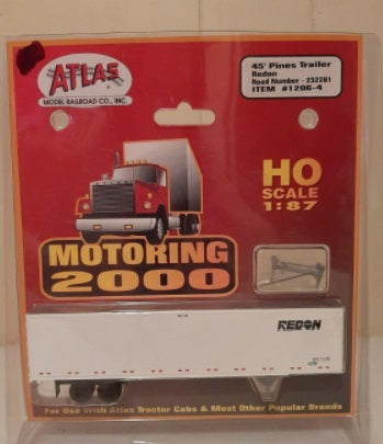 Atlas 1206-4 HO 1:87 Redon 45' Pines Trailer