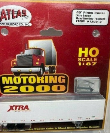 Atlas 1209-2 HO XTRA Lease 45'''' Pines Trailer Road # 850236