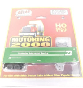 Atlas 1210-1 HO 1:87 Burlington Northern 45' Pines Trailer #931385