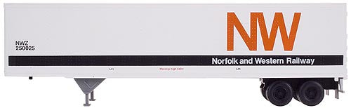 Atlas 1218-1 HO Norfolk & Western 45' Pines Trailer #250025