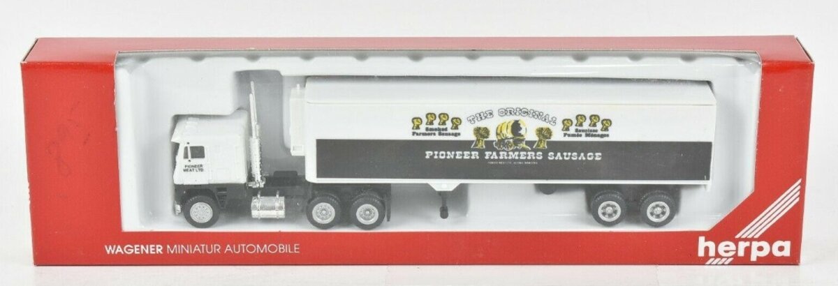 Herpa 5001 HO Pioneer Farmers Sausage Truck with Trailer