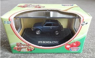 Motormax 8012 1:87 1975 Blue-Gray Honda Civic