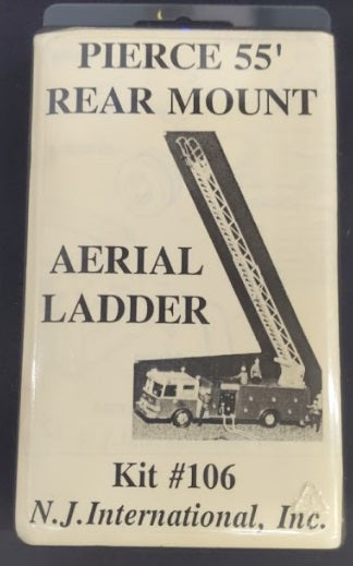 NJ International 106 1:87 Aerial Ladder Pierce 55' Rear Mount Metal Kit