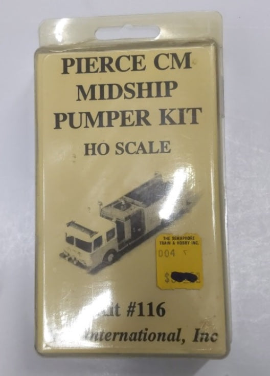 NJ International 116 1:87 Pierce Midship Pumper Fire Truck Emergency Vehicle
