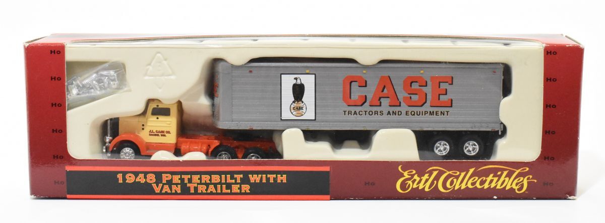 Ertl 4266 1:87 Peterbilt w/Van Trailer