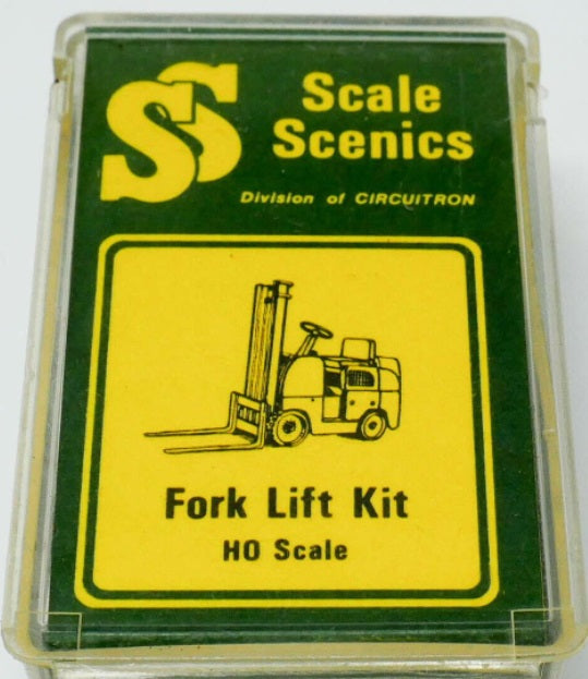 Scale Scenics 652-3515 1:87 Fork Lift Truck w Pallets  Construction Vehicle Kit