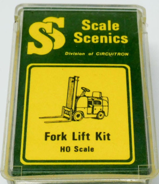 Scale Scenics 652-3515 1:87 Fork Lift Truck W/Pallets Construction Vehicle Kit
