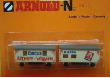 K Arnold 6611 1:160 Circus Tickets & Caravan Wagon