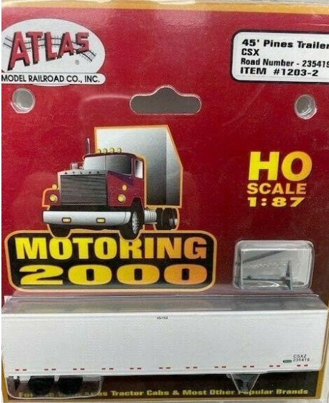 Atlas 1203-2 HO CSX 45’ Pines Trailer #235419