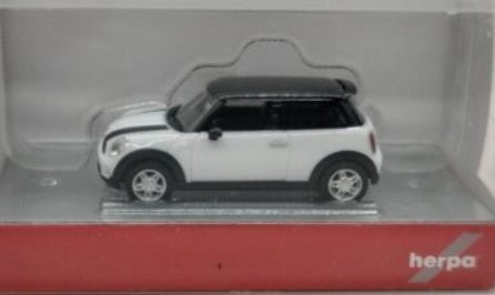 Herpa HO Assorted Colors W/ Stripes Mini Cooper S TM