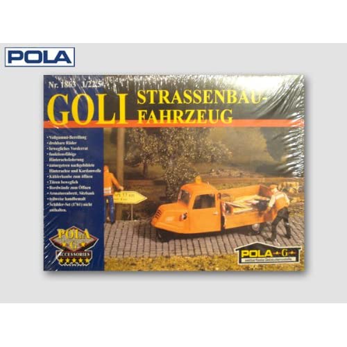 Pola 1863 G Scale Goli Utility 3 Wheeler Vehicle Building Kit