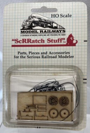 Model Railways 6011 HO Scale 2 Hand Car Mini Laser Cut Kit