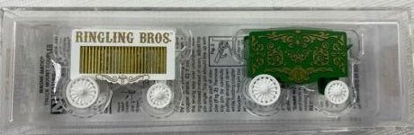Micro-Trains 47000019 N RBBX Vintage Circus Wagon & Tiger Cage (Set of 2)