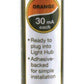 Woodland Scenics JP5736 Just Plug Orange LED Stick-On Lights (Pack of 2)