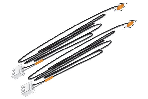 Woodland Scenics JP5736 Just Plug Orange LED Stick-On Lights (Pack of 2)