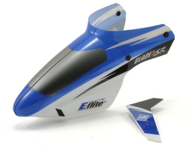 E-Flite 3018 Complete Blue Canopy with/Vertical Fin: BMSR