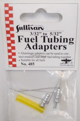 Sullivan 485 Fuel Tubing Adaptor, 3/32-5/32" For Radio Control