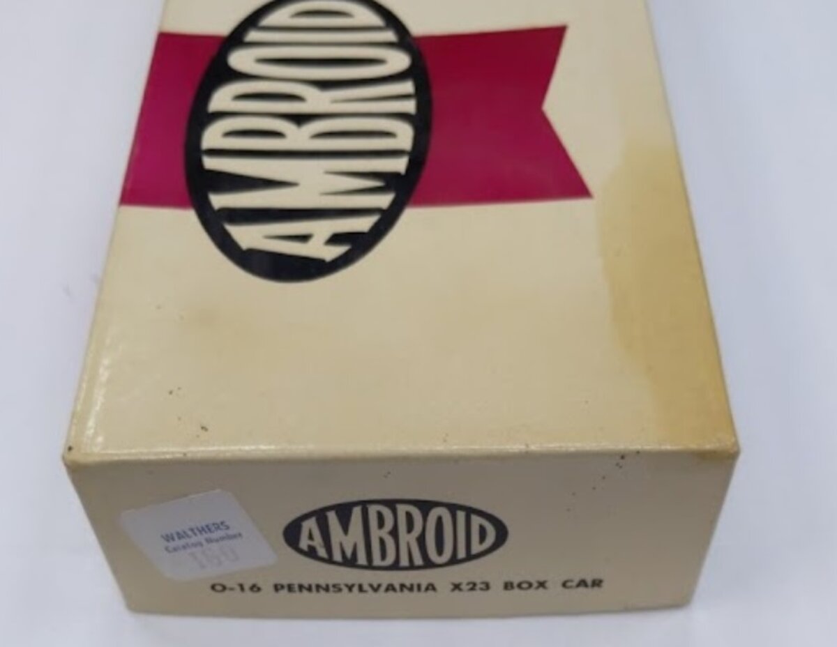 Ambroid O-16 O Scale Pennsylvania X23 Box Car Model Kit