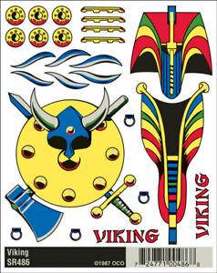 Pinecar SR486 Sailboat Racer Viking Decals