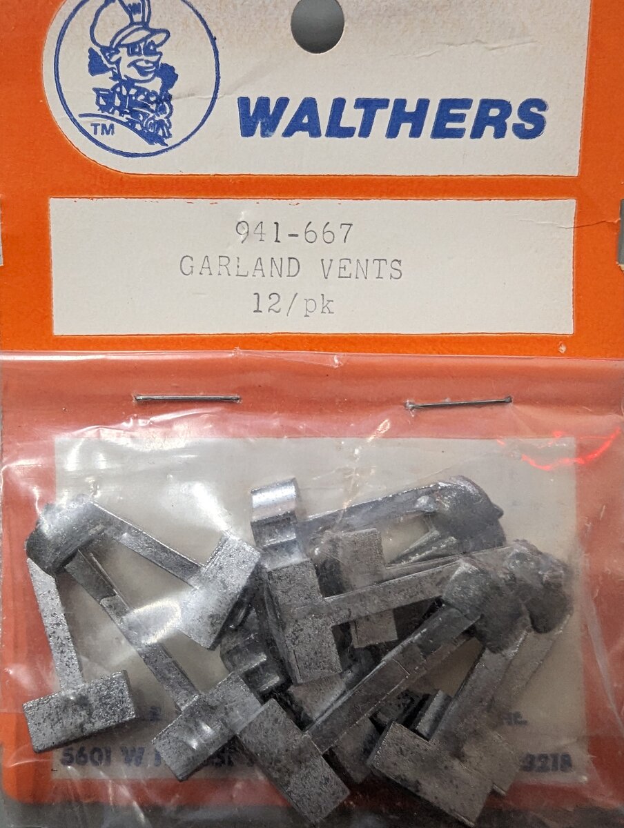 Walthers 941-667 O Scale Vent Garland - 12/Pack