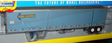 Athearn 29818 HO Werner 53' Duraplate Trailer #36697 - RTR