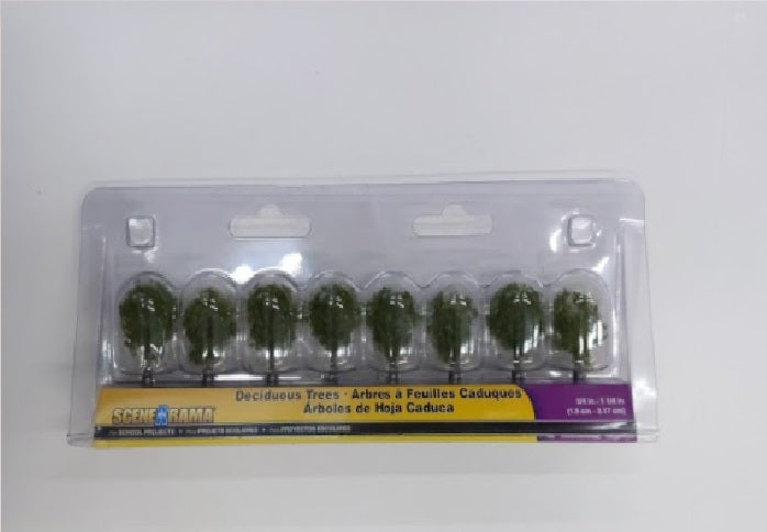 Woodland Scenics SP4148 Z Scene-A-Rama 0.75" - 1.25" Deciduous Trees (Pack of 8)
