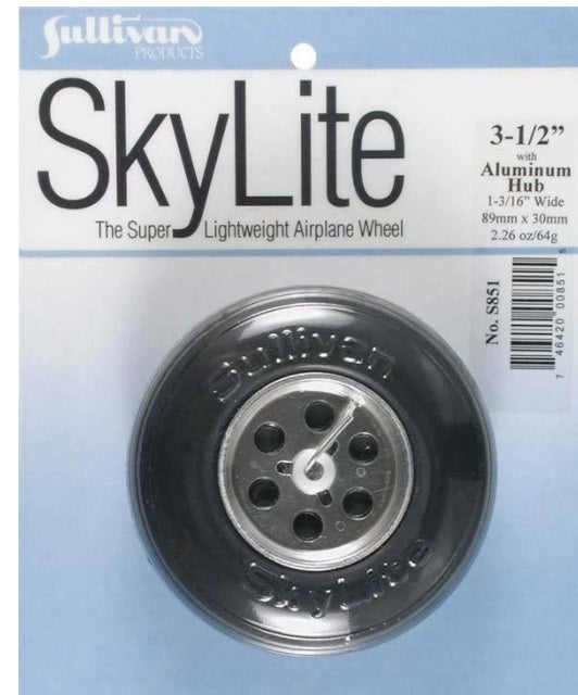 Sullivan 851 Medium Skylite Wheels with Aluminum Hub 3.5