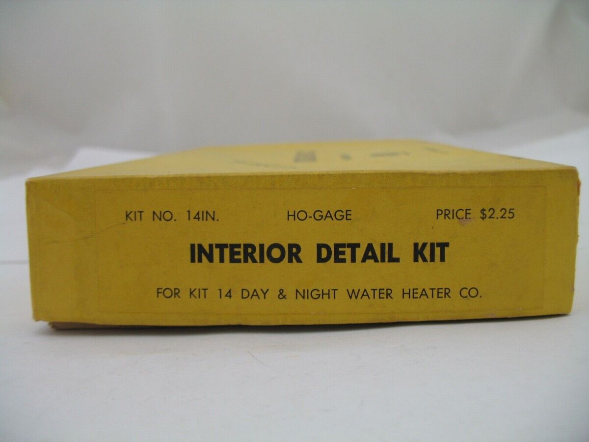 Suydam 14IN HO Scale Wood Interior Detail Kit For Day/Night Water Heater Co.