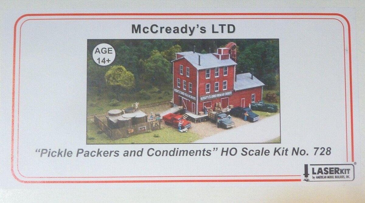 American Model Builders 728 HO Laser Art McCready's Ltd. Laser Kit