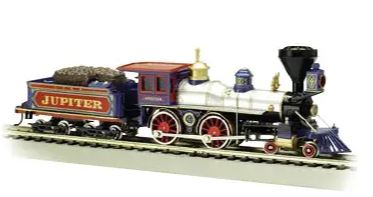 Bachmann 51003 HO Central Pacific 4-4-0 American Steam Loco w/ Tender