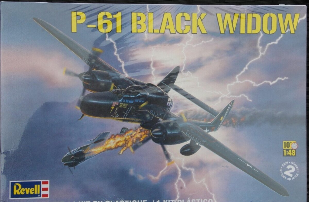 Revell 85-7546 1:48 Northrop P-61 Black Widow Military Plane Kit