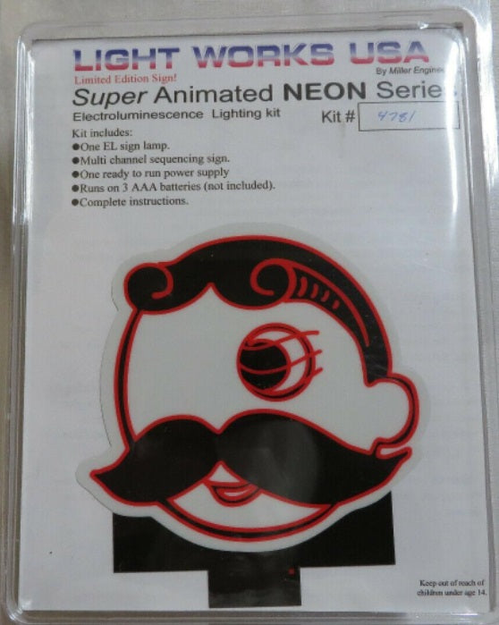 Miller Engineering 4781 HO Natty Boh Animated Neon Billboard Lighting Kit