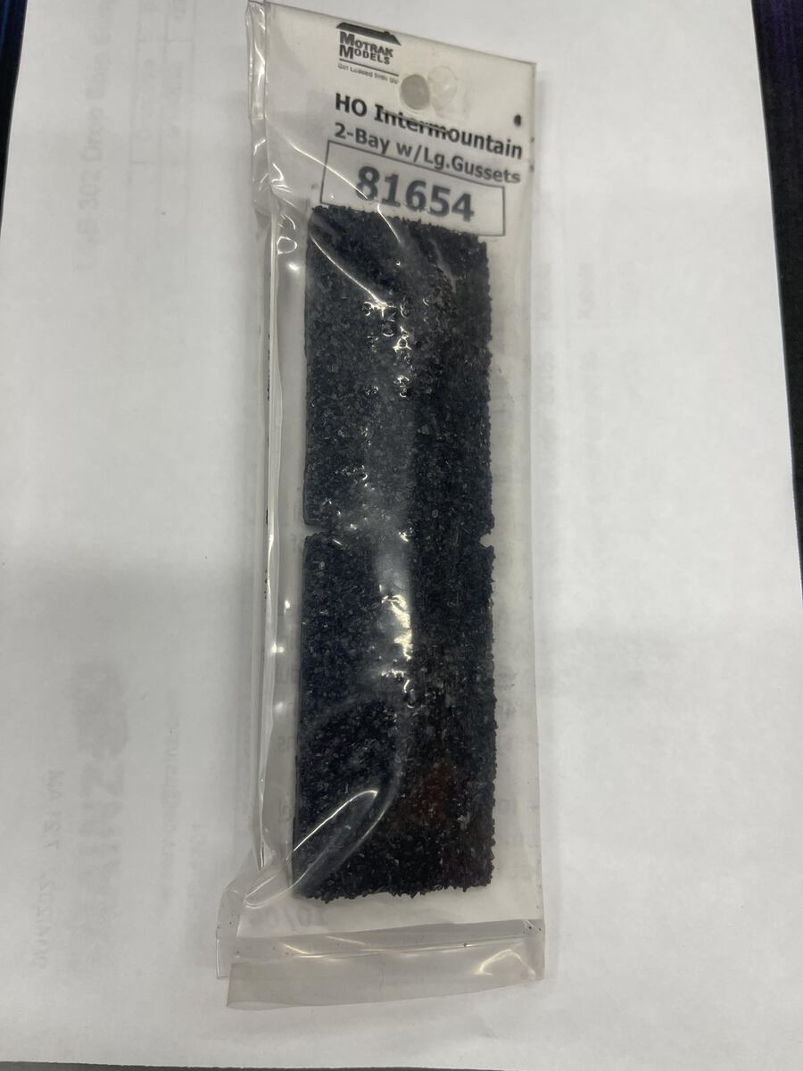 Motrak Models 81654 HO Intermountain/Tichy 2-Bay Hopper Coal Load (Pack of 2)
