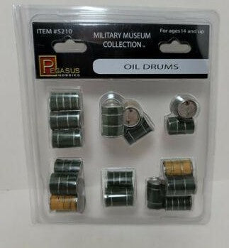 Pegasus Hobby 5210 Military Museum Collection Oil Drums 28mm